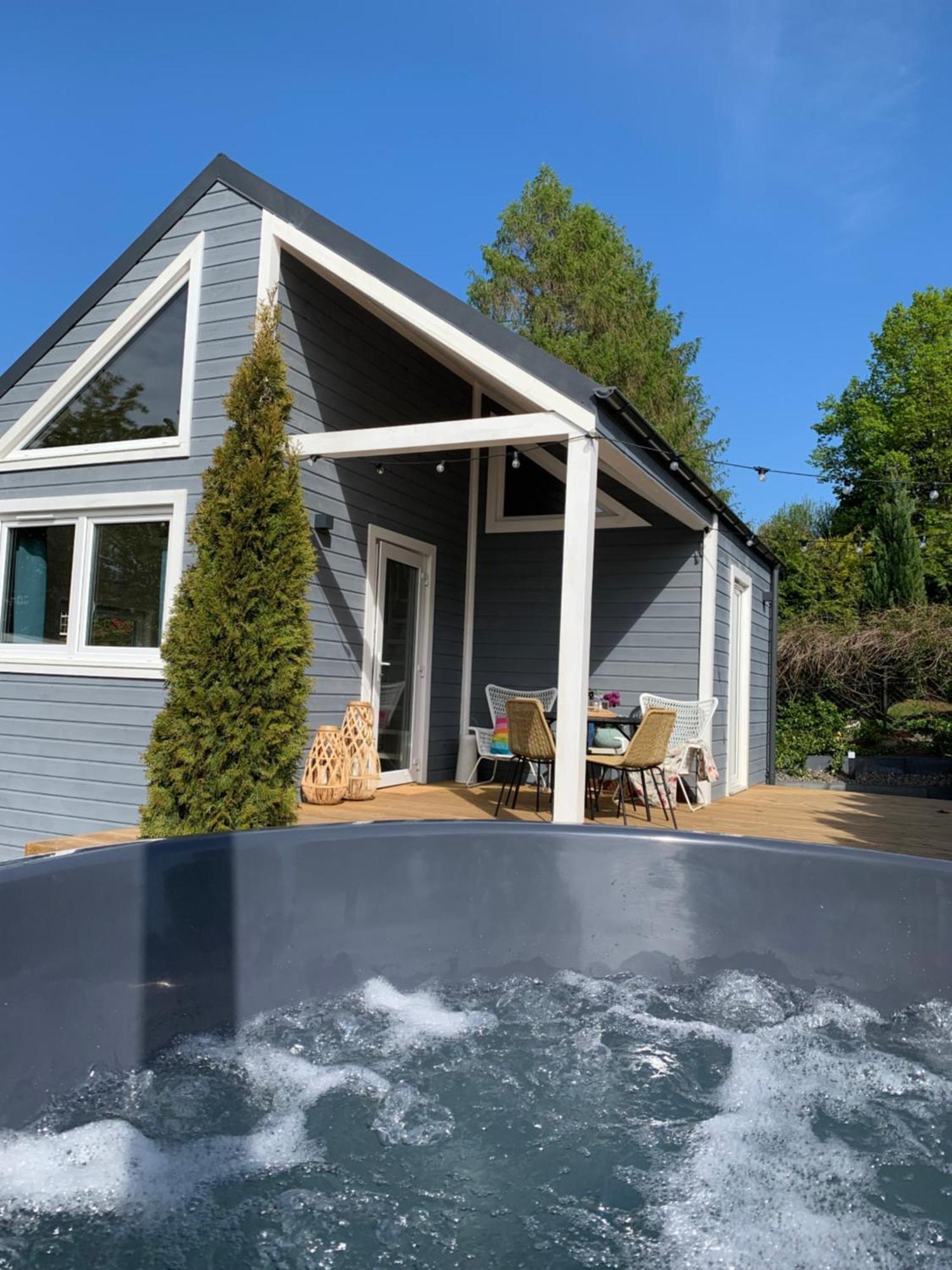 Domek Arkasasino Z Jacuzzi Exteriör bild