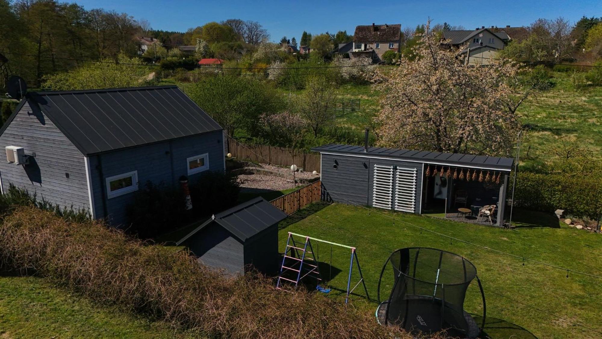 Domek Arkasasino Z Jacuzzi Exteriör bild