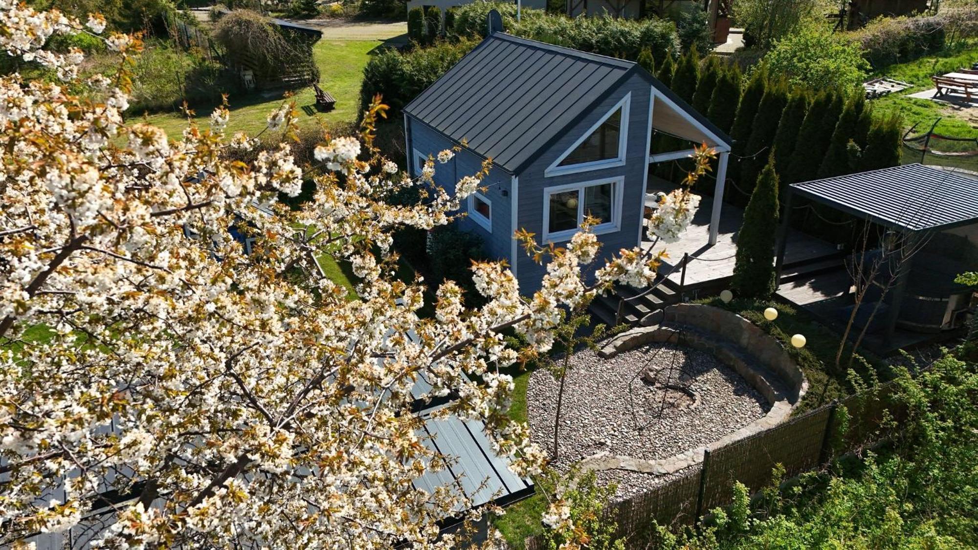 Domek Arkasasino Z Jacuzzi Exteriör bild